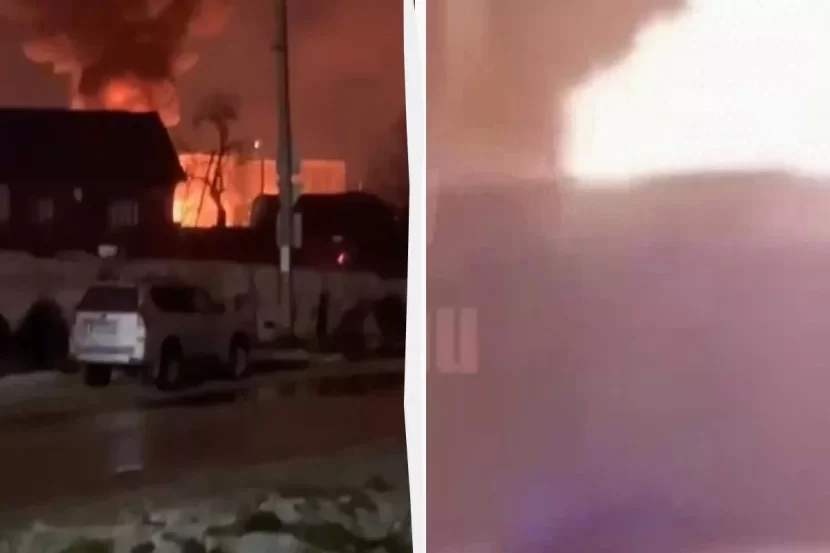 Rusiyada neft bazası PUA hücumuna məruz qaldı