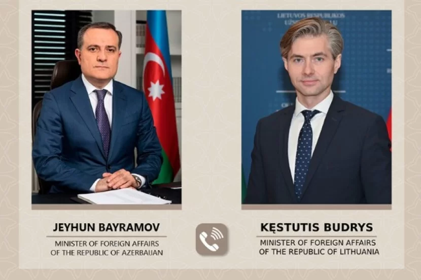 Azərbaycan və Litva XİN başçıları təyyarə qəzasını müzakirə ETDİLƏR
