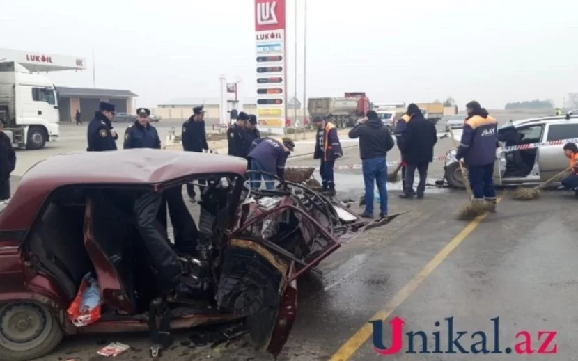 Biləsuvarda qəzada yaralanmış şəxs Bakıya gətirildi 