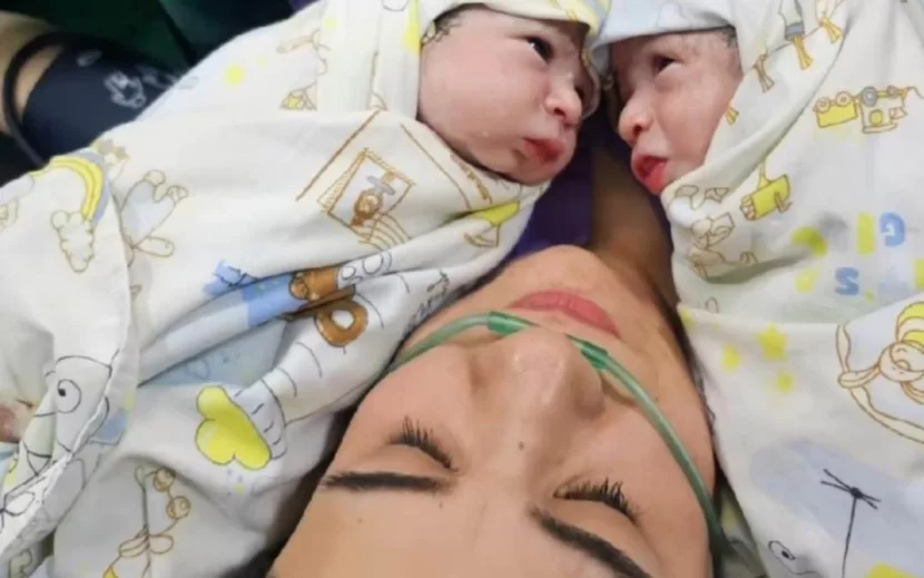 Naxçıvanda ilin ilk körpələri əkiz oldu