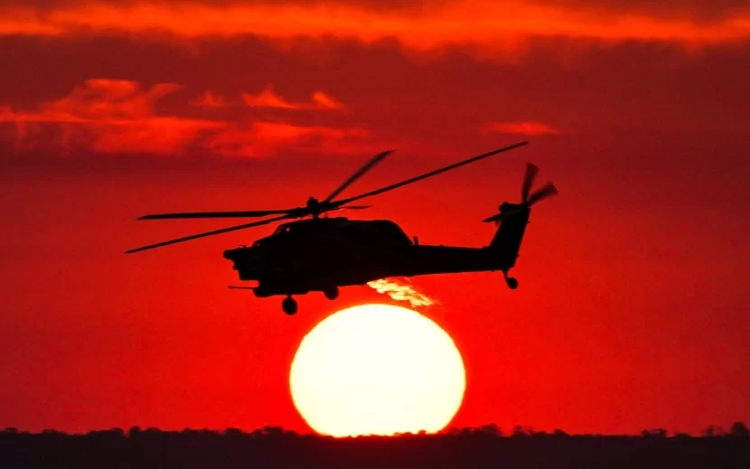 Rusiyada hərbi helikopter qəzaya uğrayıb, ölənlər var