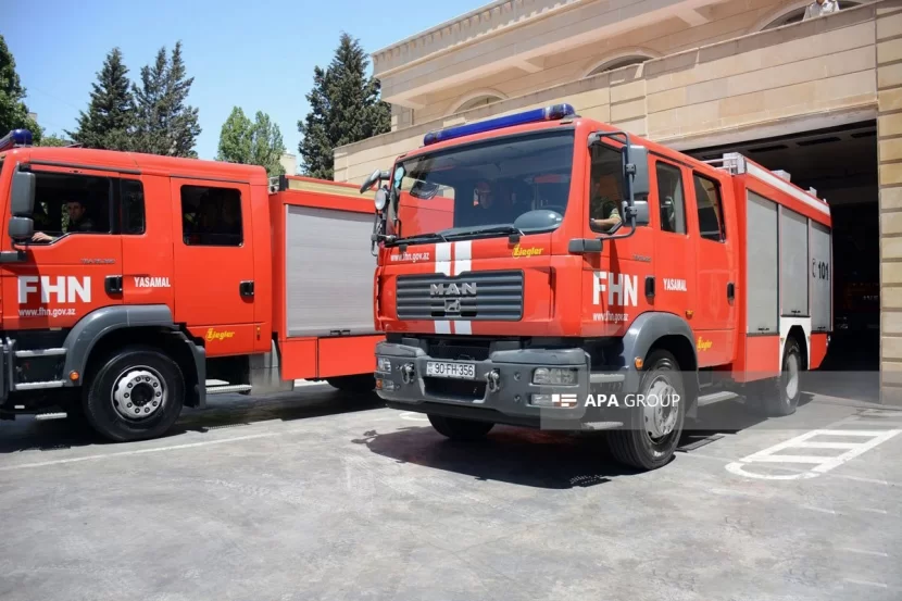 Ötən sutka 15 yanğına çıxış olub, 6 nəfər xilas edilib 