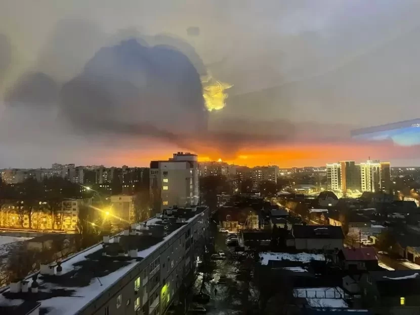 Neft bazasında güclü YANĞIN