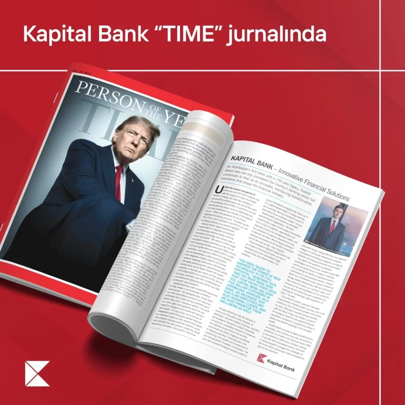 Kapital Bank “TIME” jurnalında