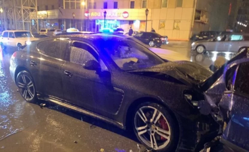 Bakıda Porsche gecəyarısı dəhşət saçdı