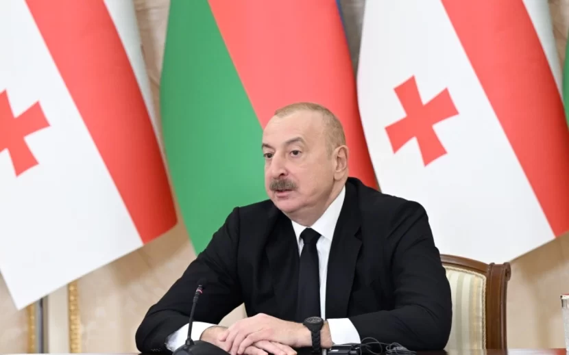 \"Gürcüstanla Azərbaycan Avropa ilə Asiya arasındakı körpü rolunu uğurla oynayır\" - Prezident
