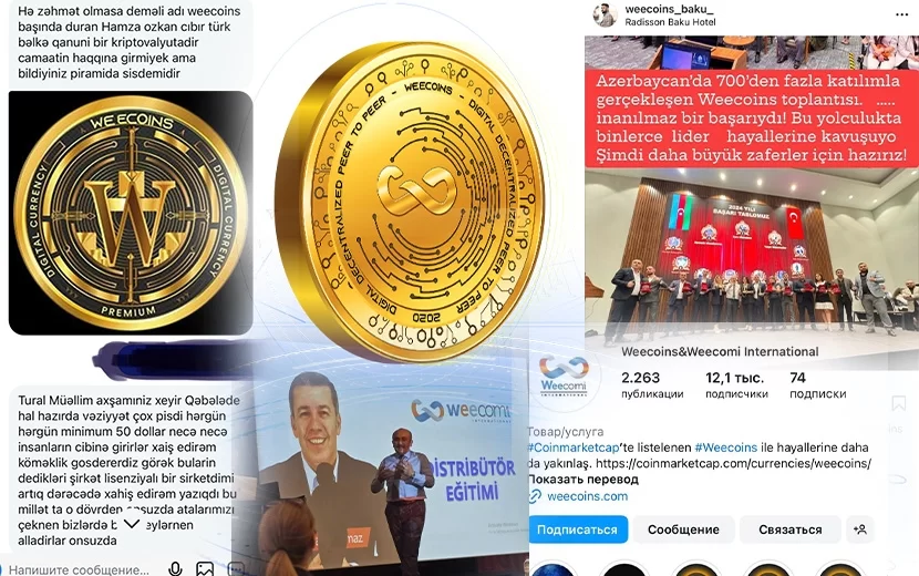 Azərbaycanda tüğyan edən WEECOINS kripto valyuta alqı satqısı - VƏTƏNDAŞ NARAHATDIR
