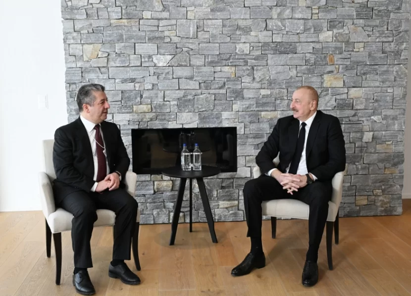 Prezident Bərzani ilə görüşüb - FOTO