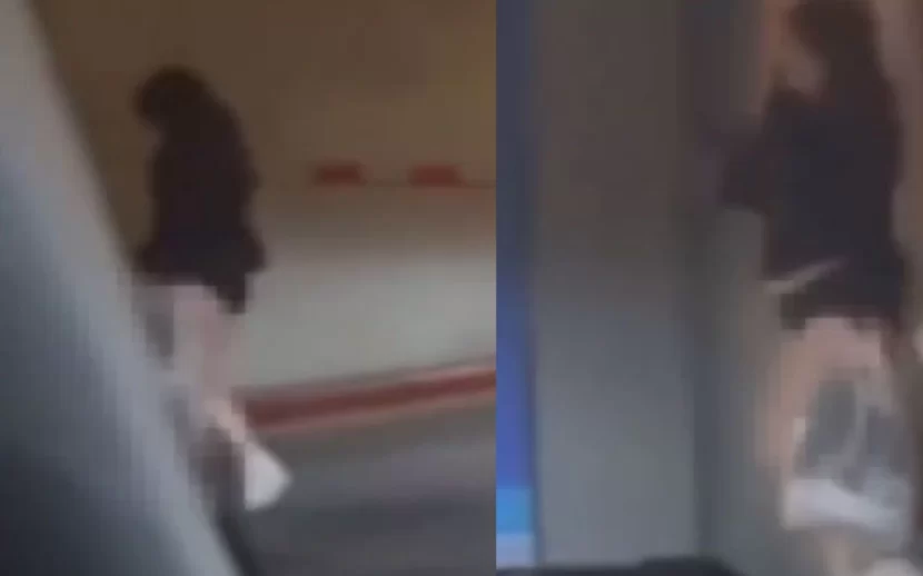 Bakı küçələrində yarıçılpaq gəzdiyi iddia edilən qadın GÜNDƏM OLDU - ANBAAN VİDEO