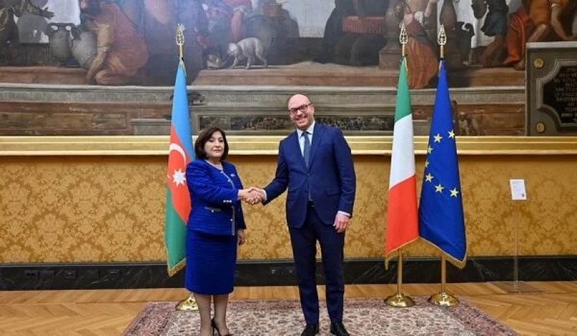 Sahibə Qafarova Lorenzo Fontana ilə görüşdü