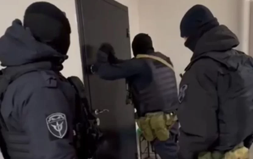 Rusiyada azərbaycanlılardan ibarət dəstə saxlanıldı - Video