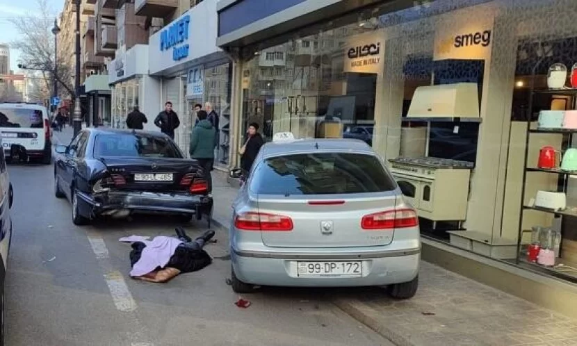 Bakıda \"Ford\" sürcüsü üç maşını vurub, qaçdı