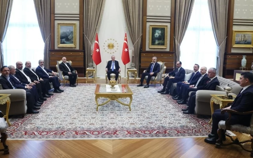 Ərdoğan HƏMAS nümayəndə heyətini qəbul edib 