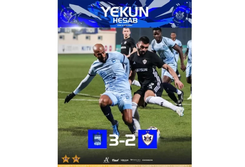 \"Qarabağ\" \"Zirə\"yə də uduzdu 
