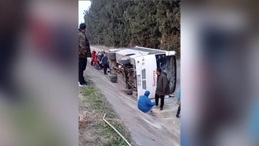 Türkiyədə servis kanala AŞDI: 10 YARALI