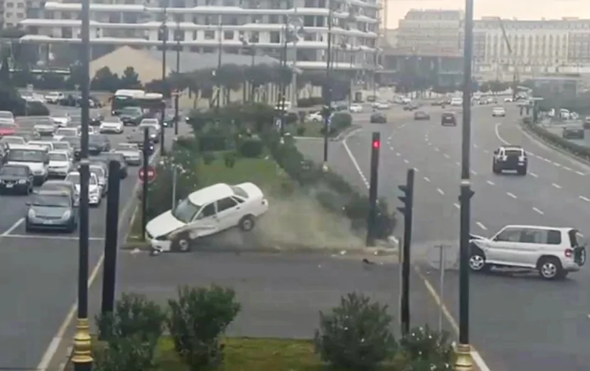 Bakıdakı qəzanın ANBAAN GÖRÜNTÜLƏRİ