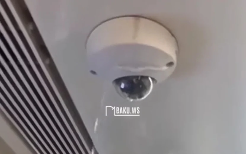 Bakı metrosunda kameradan su axdı: Rəsmi açıqlama - VİDEO