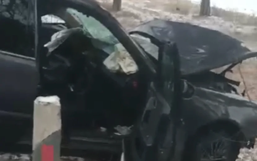 Şəmkirdə ağır qəza: Xəsarət alanlar var - Video