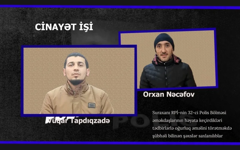 Bakıda maskalı şəxslər evdən oğurluq etdilər - FOTOLAR