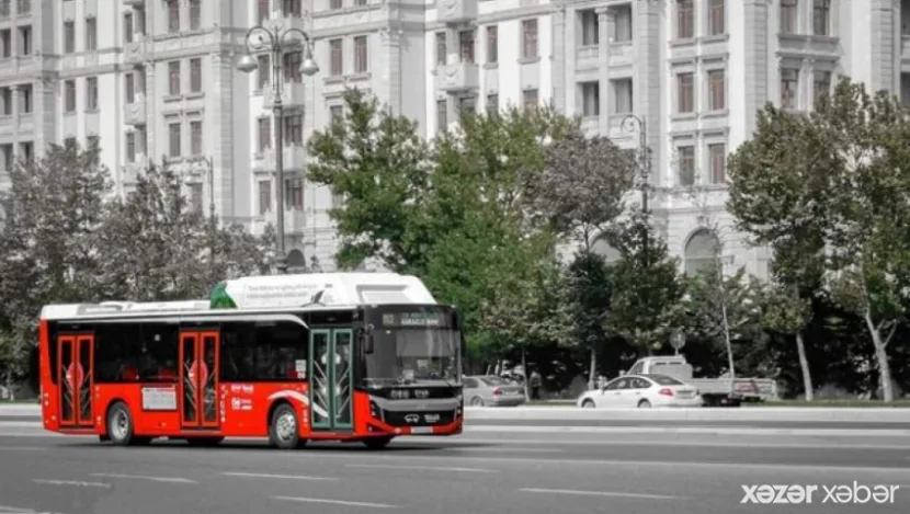 Bu avtobus marşrutlarının hərəkət sxemi müvəqqəti dəyişdirildi