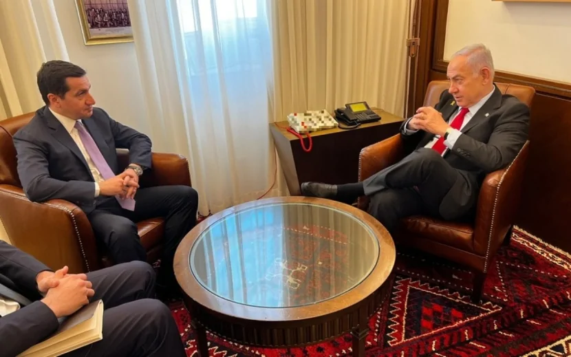 Netanyahu Hikmət Hacıyevi qəbul etdi
