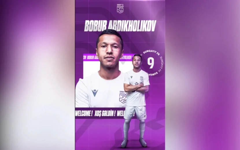 \"Sumqayıt\" özbəkistanlı futbolçunun transferini AÇIQLADI