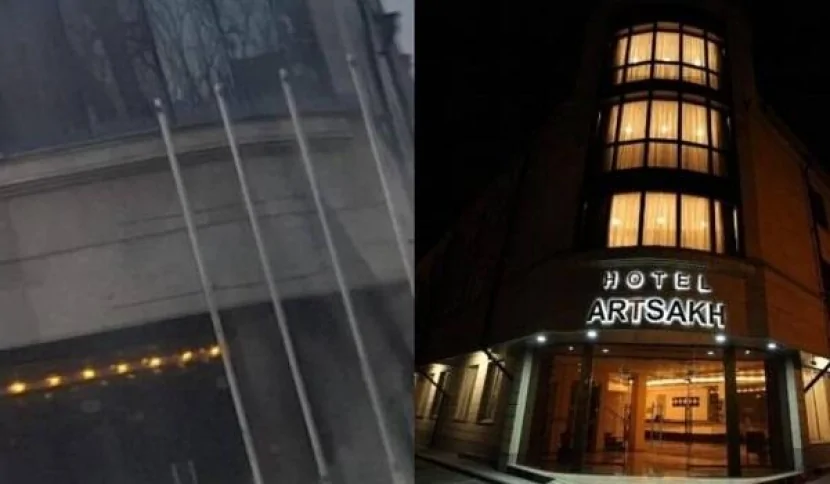 “Artsax” otelinin adı söküldü