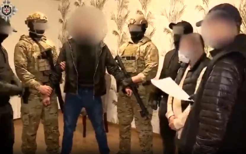 Gürcüstanda terror planlaşdıran şəxslər saxlanıldı - VİDEO