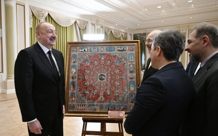 İlham Əliyev İran İslam Şurası Məclisinin sədrini qəbul etdi - FOTOLAR /YENİLƏNİB