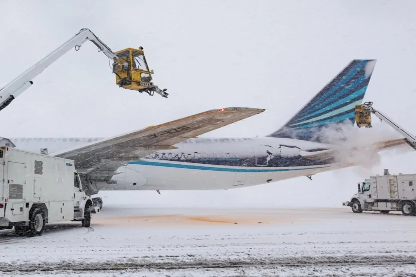 Hava şəraiti ilə əlaqədar Heydər Əliyev Beynəlxalq Aeroportundan AÇIQLAMA