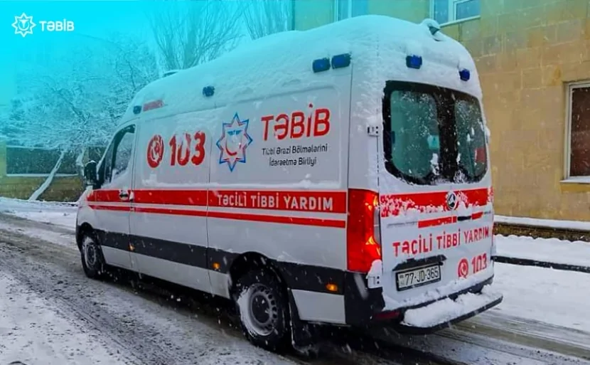 Təcili tibbi yardım avtomobilləri hava şəraitinə uyğunlaşdırılıb