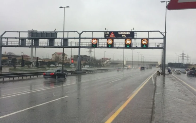 Paytaxtın bəzi yollarında sürət həddi endirildi 