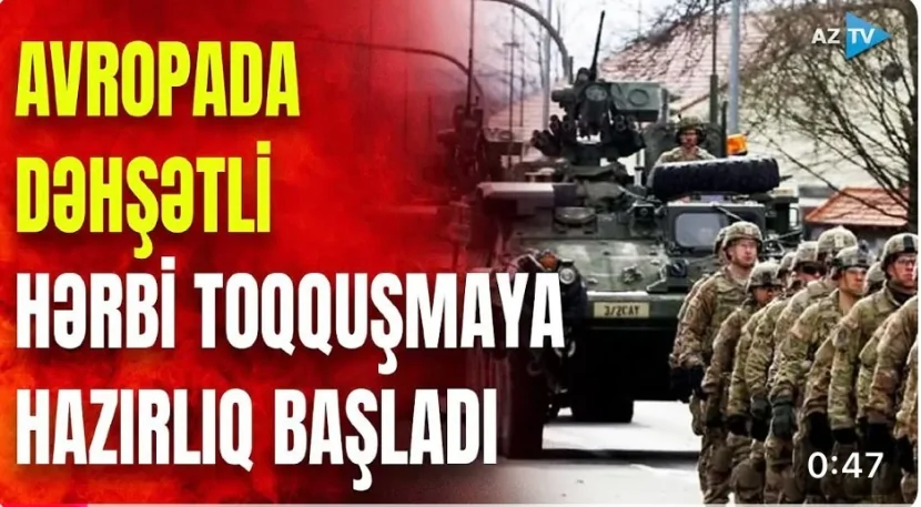 Avropa 300 min əsgərlə Rusiya ilə dəhşətli TOQQUŞMAYA HAZIRLAŞIR