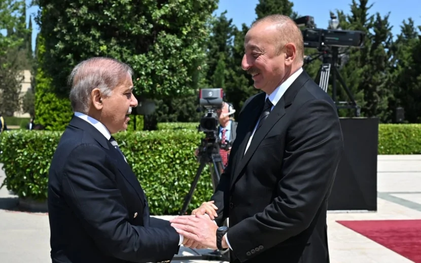 Şahbaz Şərifin rəsmi qarşılanma mərasimi oldu