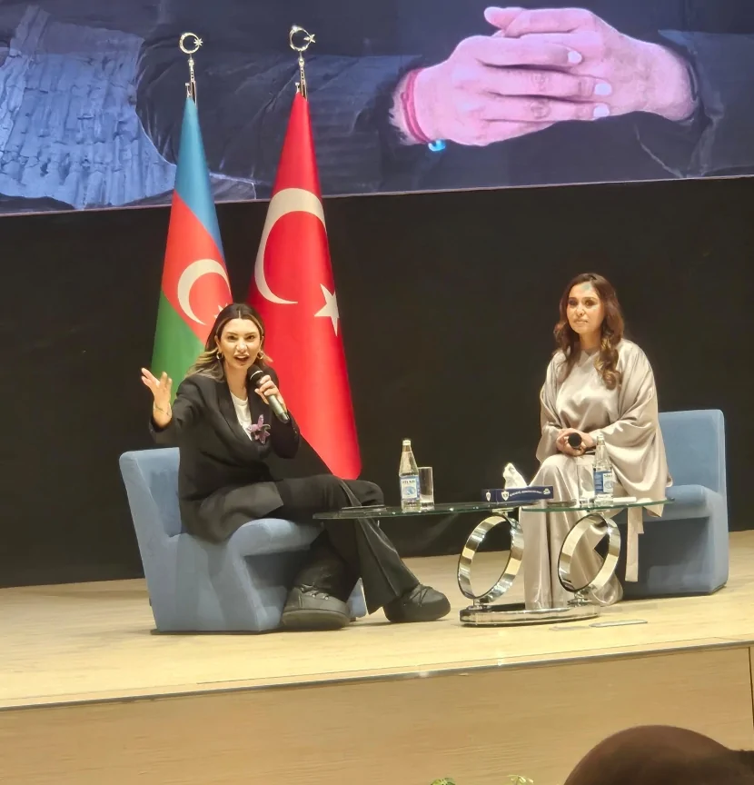 Fulya Öztürk Bakıda - VİDEO