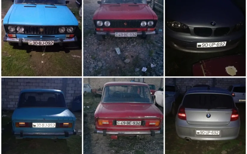 Sürət yarışı keçirən sürücülər saxlanıldı - FOTO