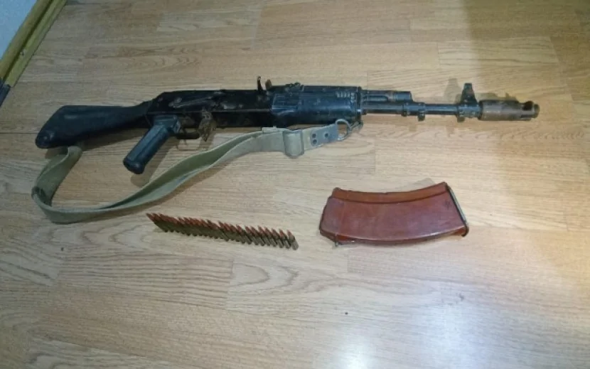 Şirvanda avtomat aşkarlandı