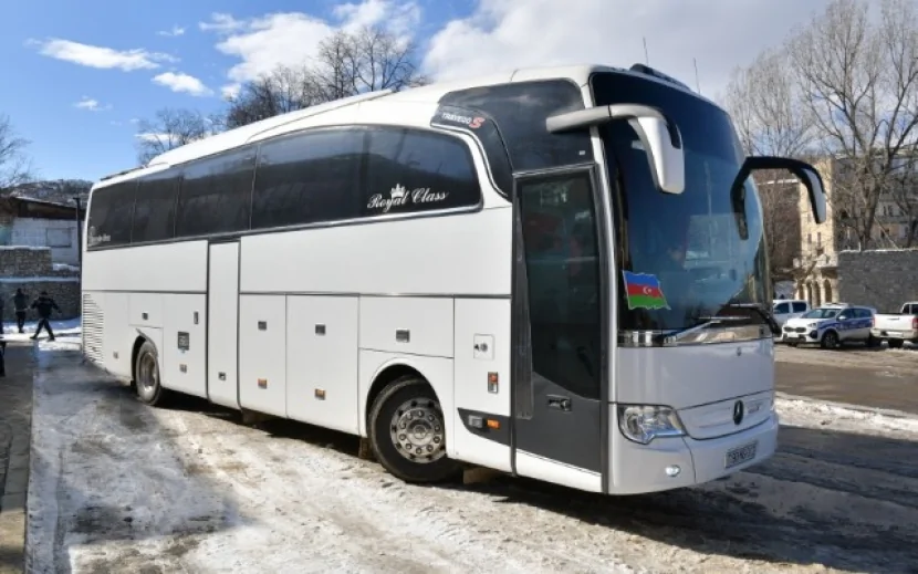 Bu rayonlara avtobus reysləri təxirə salındı