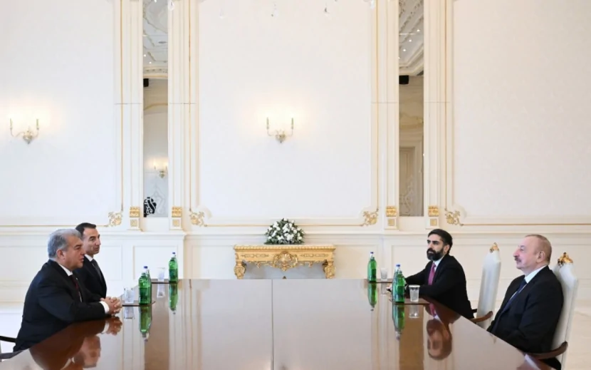 İlham ƏIiyev “Barselona” prezidentini qəbul edib