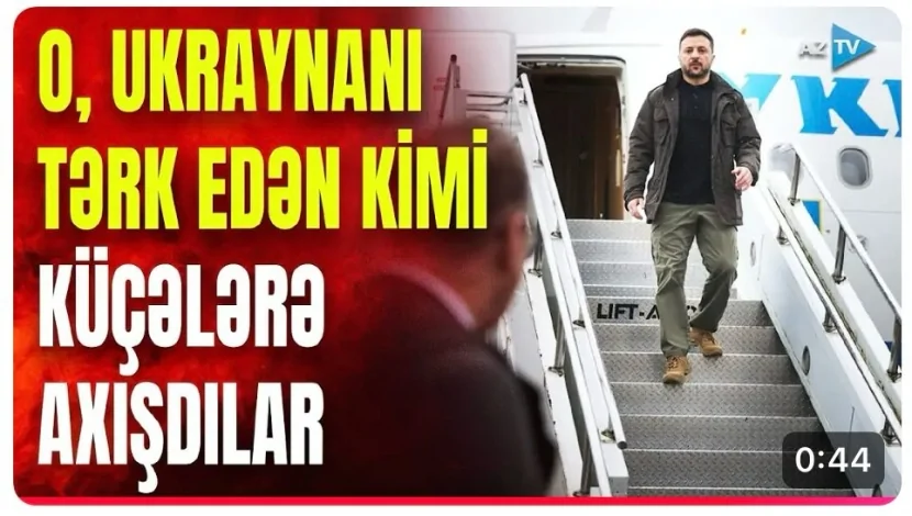 Zelenski ölkəni tərk etdi, Kiyevdə AKSİYALAR BAŞLADI