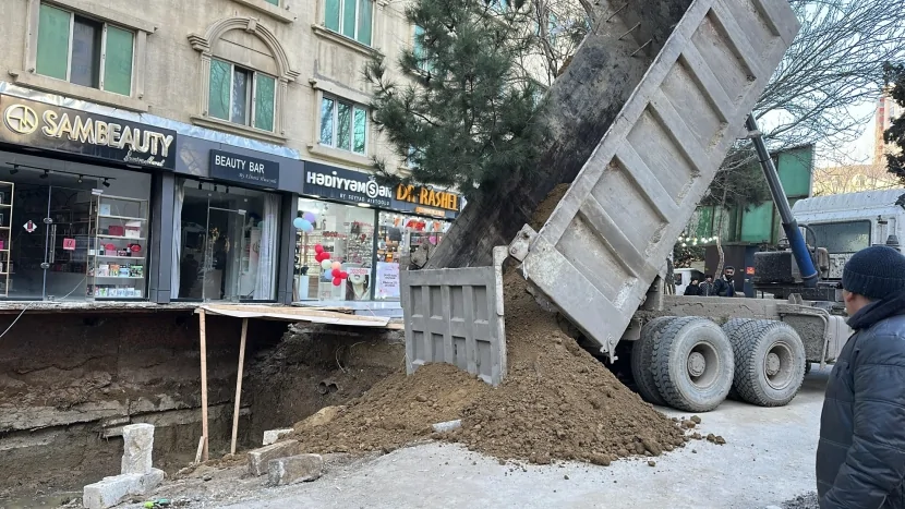 Xırdalanda qanunsuz qazıntılar: Sakinlər Narazıdır...