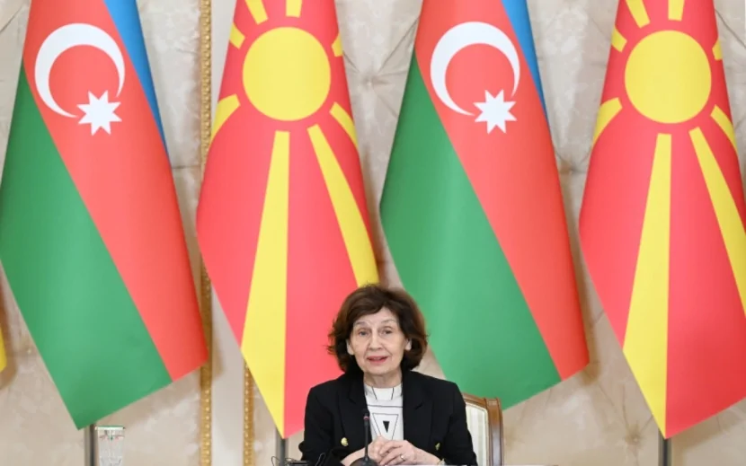 \"Azərbaycan beynəlxalq münasibətlərdə çox fəaldır\" - Şimali Makedoniya Prezidenti