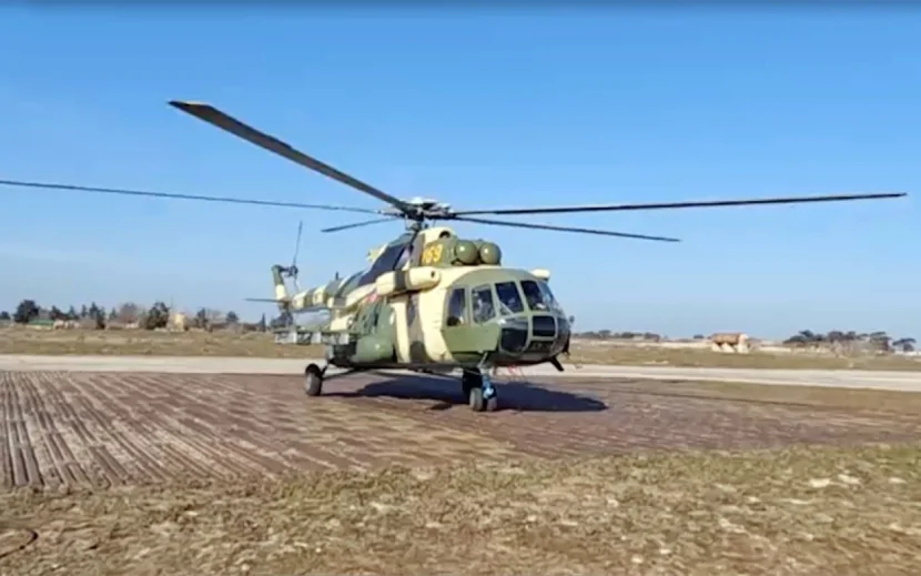 Azərbaycanın hərbi helikopterləri havaya qalxdı - VİDEO