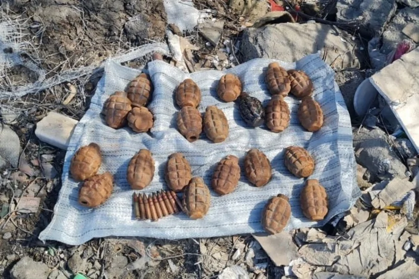 Bakıda hərbi sursatlar aşkar edilib 