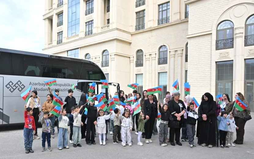 Leyla Əliyeva Qubada şəhid övladları ilə birgə Novruz şənliyində iştirak edib 