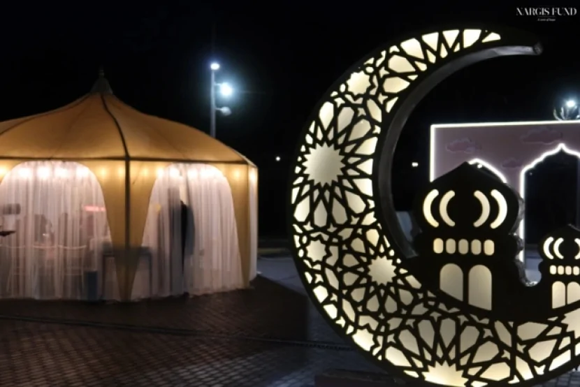 Şuşada Ramazan günlərində iftar çadırları qurulub