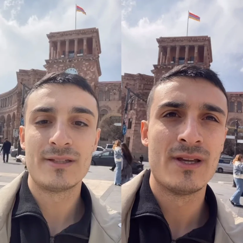Türk bloger İrəvandan Azərbaycanı SALAMLADI - VİDEO