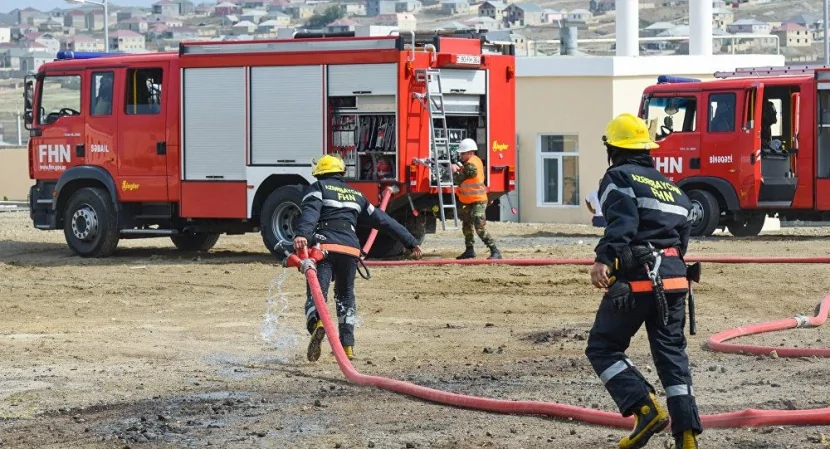 Xaçmazın 4 kəndində yanğın başlayıb 
