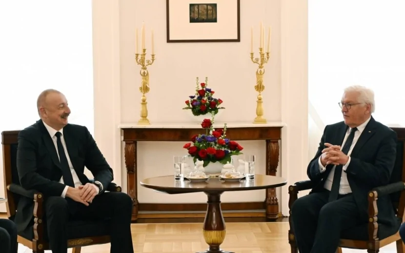 İlham Əliyev Ştaynmayeri sülh prosesi barədə məlumatlandırdı