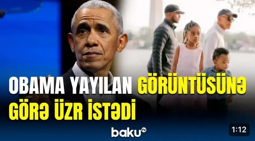 Obama yayılan görüntüsünə görə ÜZR İSTƏDİ